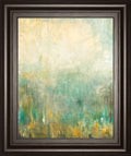 Jardin Vert By Pasion - Framed Print Wall Art - Beige