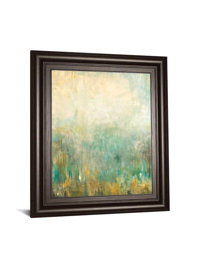Jardin Vert By Pasion - Framed Print Wall Art - Beige