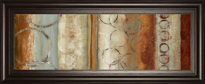 Juncture I By Tom Reeves - Framed Print Wall Art - Light Brown