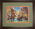 Kaleidoscope By Jmp - Framed Print Wall Art - Light Brown