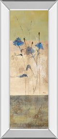 Kimono Il By Loretta Linza - Mirror Framed Print Wall Art - Beige