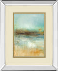 Let The Summer Sun Shine By Pasion - Mirror Framed Print Wall Art - Beige