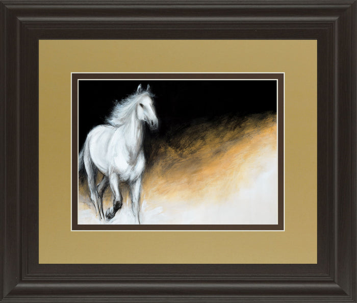 Light And Dark By Milenko Katic - Framed Print Wall Art - Light Brown