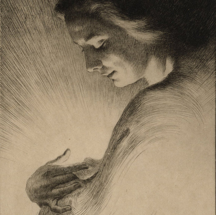 George Timothy Tobin - Madonna - dedicated to Revere Whistehuff - 1938 - detail