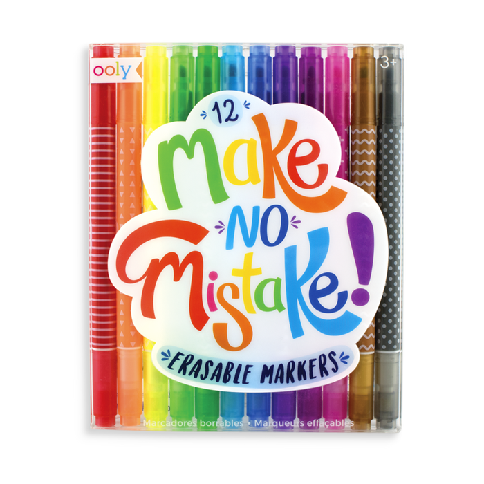 Make No Mistake Erasable Markers 12 Pack