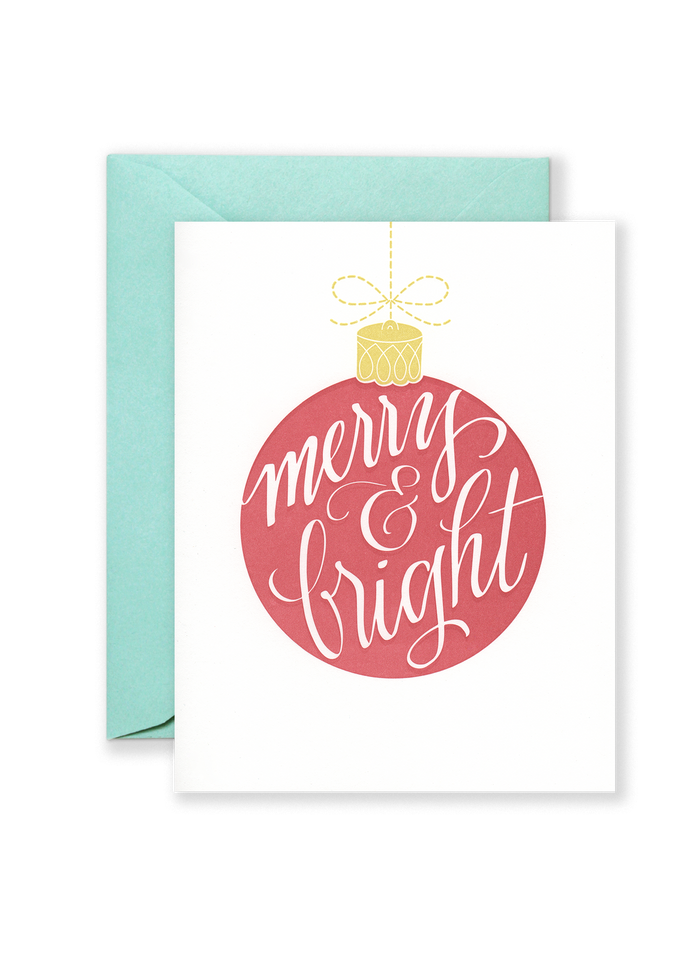 Merry & Bright Greeting Card