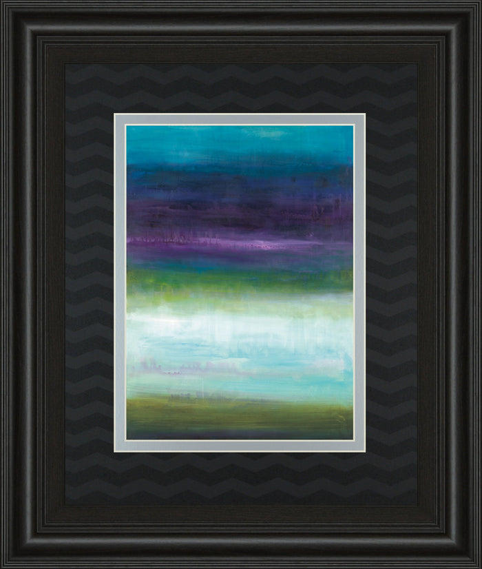 Midnight Mulberry By Wani Pasion - Framed Print Wall Art - Blue