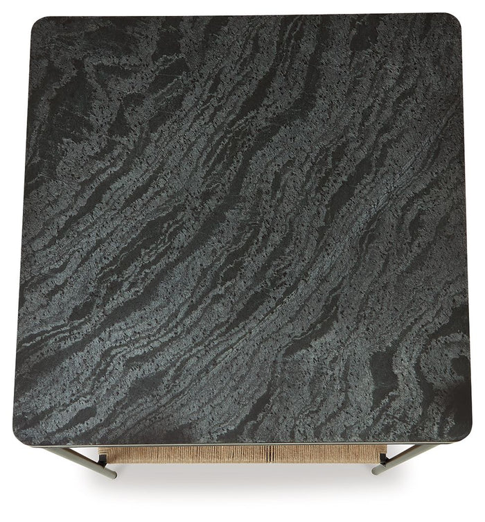 Minrich - Accent Table - Black / Natural