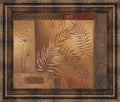 Modern Fern I By Vivian Flasch - Framed Print Wall Art - Light Brown