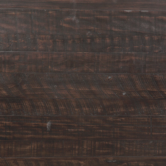 Mountain Retreat - Bar Stool With All-Wood Frame, X-Back, And Contrasting Seat - Dark Mocha & Antique White