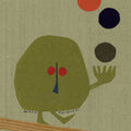 Gerda ROVETCH - Mr. Potato Head Juggling - Collage on board, no date - Unique.