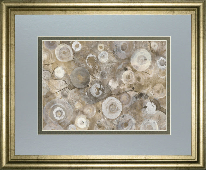 Natural Agate By Albena Hristova - Framed Print Wall Art - Beige