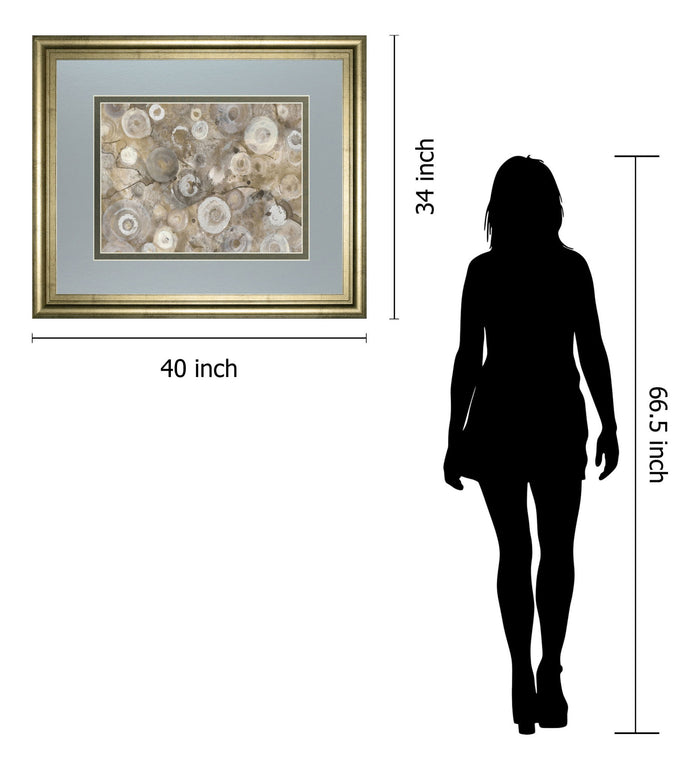 Natural Agate By Albena Hristova - Framed Print Wall Art - Beige