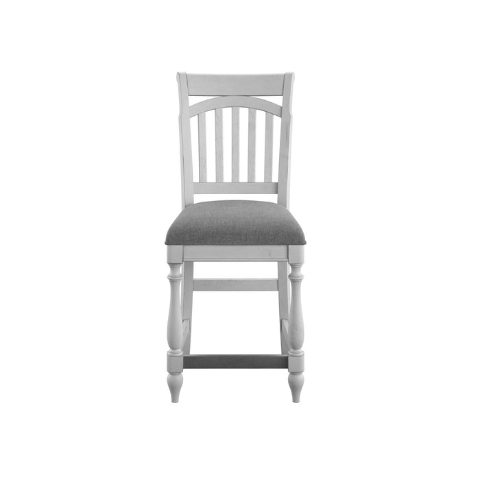 New Haven - Slat Back Barstool - Oyster Shell