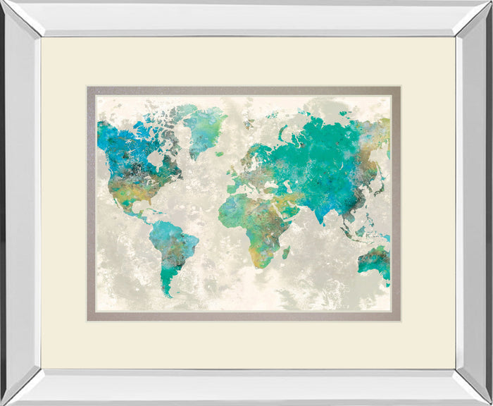 No Borders By Fontaine S. Mirrored Frame - Beige
