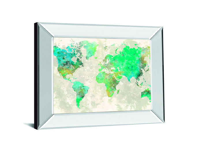 No Borders By Fontaine S. Mirrored Frame - Beige