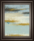 Ocean View By Vindedzis - Framed Print Wall Art - Light Blue