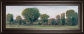 Panoramic Treeline Il By Tim Otoole - Framed Print Wall Art - Dark Green