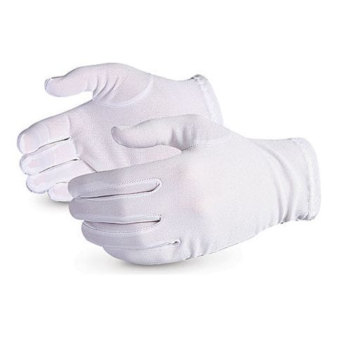 Parade Forchette, Slip-on Style Lint-free Nylon Gloves (1 dozen)