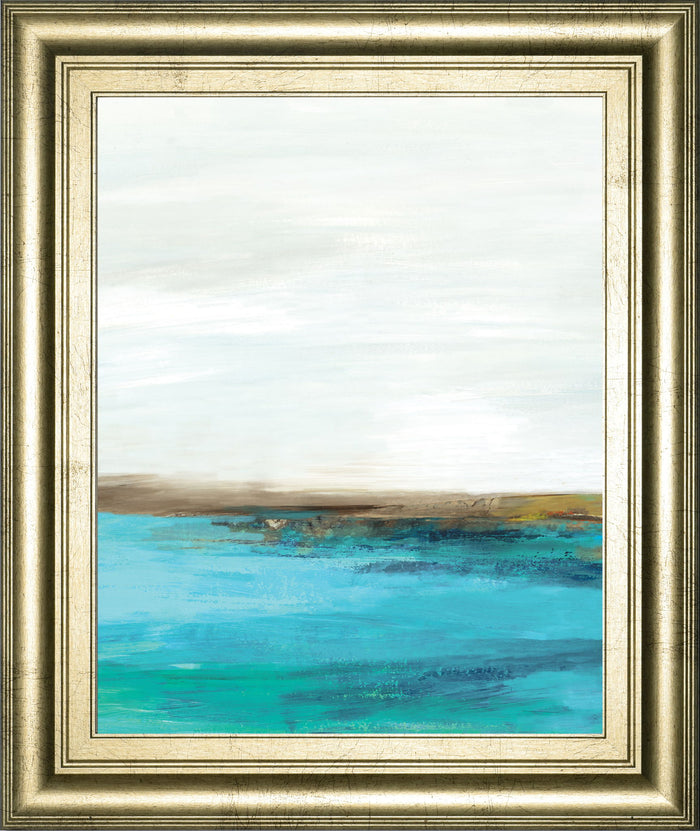 Pastoral Landscape I By Tom Reeves - Framed Print Wall Art - Gray