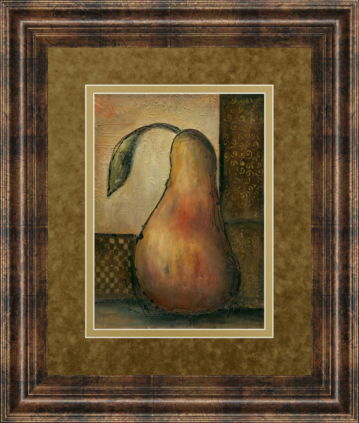 Peralicous Il By Joyce Combs - Framed Print Wall Art - Light Brown