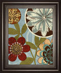 Persian Garden I By Katrina Craven - Framed Print Wall Art - Light Brown