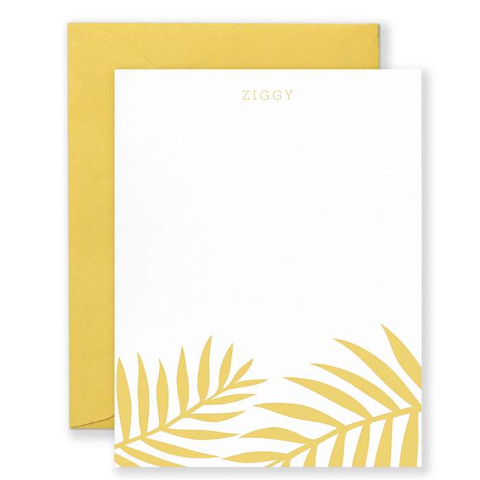 Personalized Palms Social Stationery