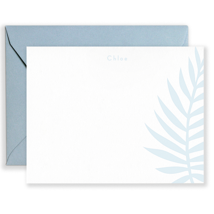 Personalized Palms Social Stationery