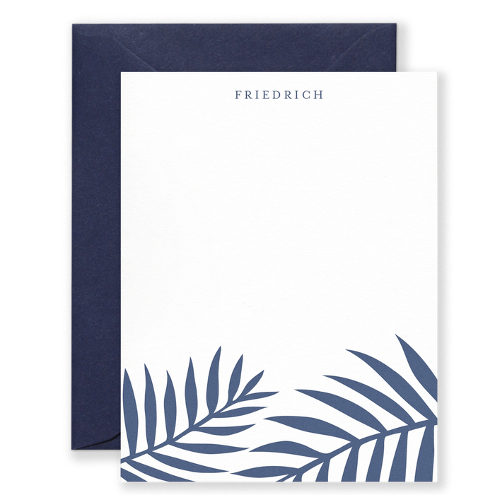 Personalized Palms Social Stationery