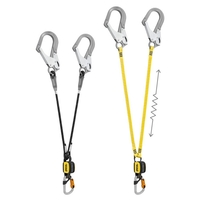 PETZL ABSORBICA-Y MGO Shock Absorbing lanyard