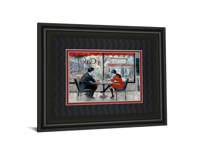 Player's Theatre By Ruanne Manning - Framed Print Wall Art - Dark Gray