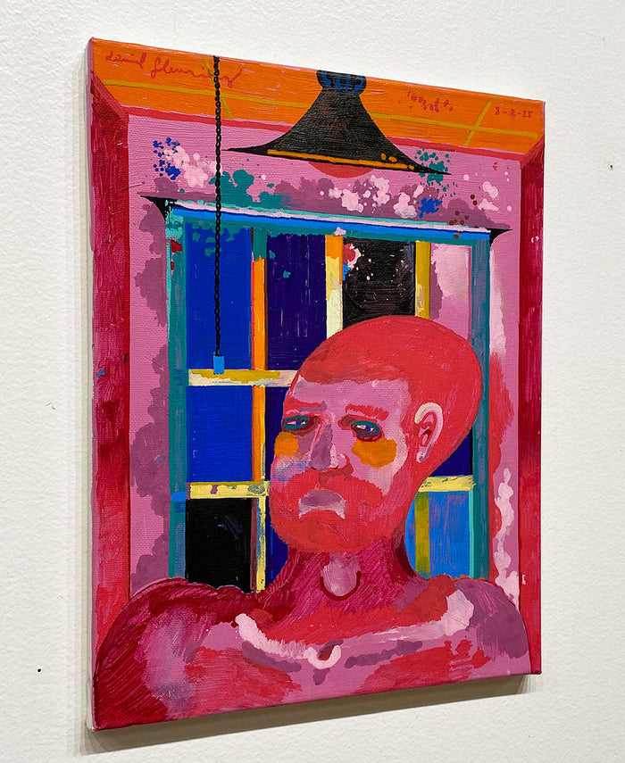 "Portrait of the Artist in Red" by Daniel Fleming