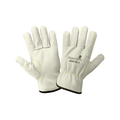 Premium-Grade Grain Cowhide Drivers Style Retail Tagged Gloves with Keystone Thumb - 3200-T