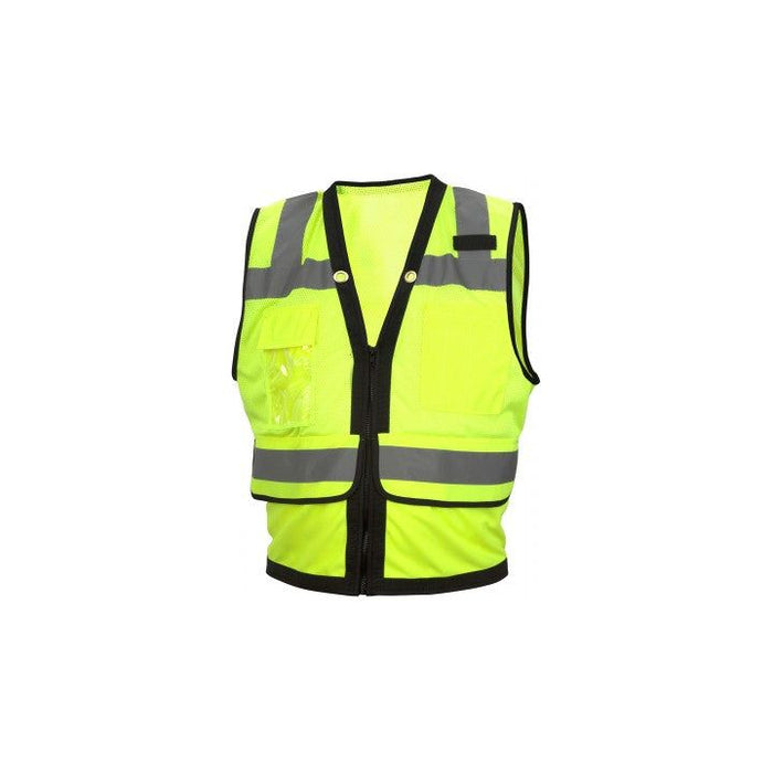 Pyramex RVZ2810 Hi Vis Lime Safety Vest