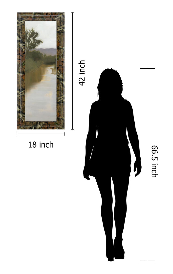 River Journey By Megan Lightell - 18 x 42 - Gray