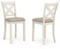 Robbinsdale - Upholstered Barstool (Set of 2) - Antique White