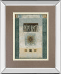Romanesque Il By Douglas - Mirror Framed Print Wall Art - Light Brown