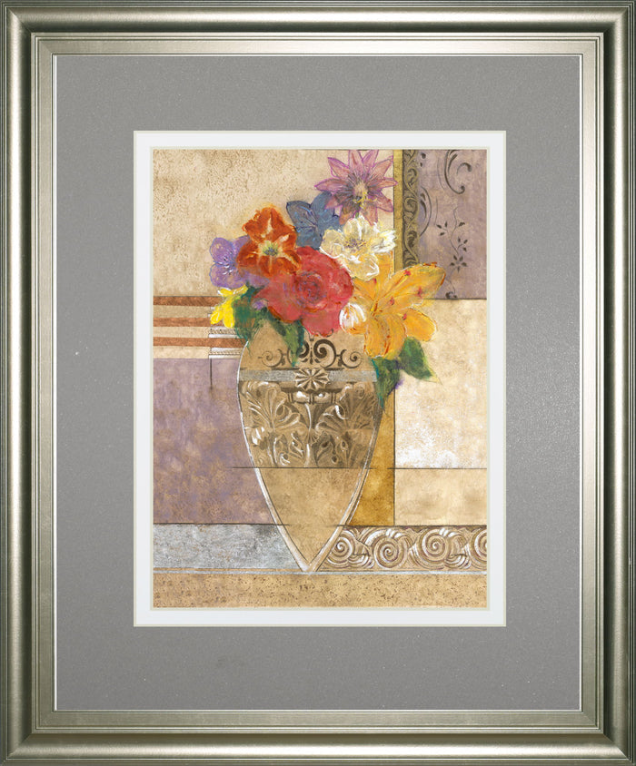 Rose By Hollack - Framed Print Wall Art - Gray