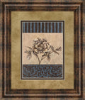 Rose Refined I By Carol Robinson - Framed Print Wall Art - Light Brown