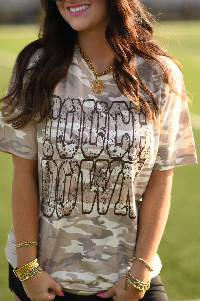 RTS Touchdown Camo Tee - Cracked Ginger