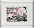 Saffron Hill By Andrew Cotton - Mirror Framed Print Wall Art - Gray