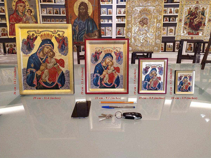 Saint Fanourios (Engraved icon - S Series)-Christianity Art