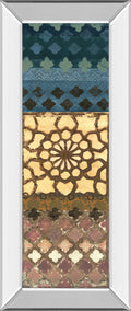 Sandalwood Summer Il By Jeni Lee - Mirror Framed Print Wall Art - Light Brown