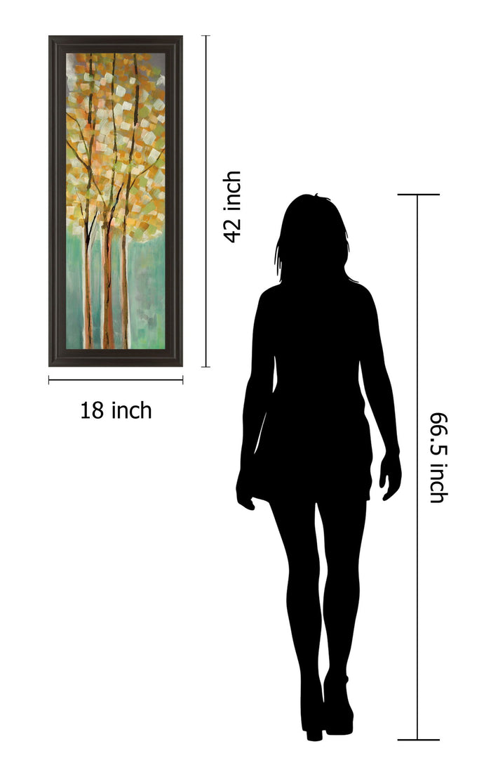 Shandalee Woods Il By Susan Jill - Framed Print Wall Art - Light Brown