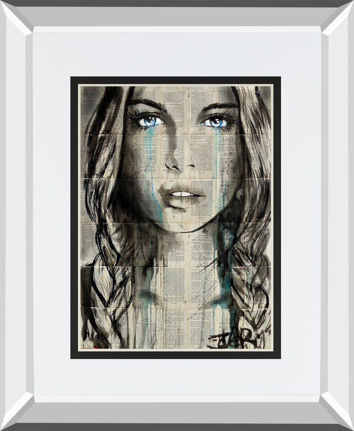 Shore By Loui Jover Mirrored Frame - Dark Gray
