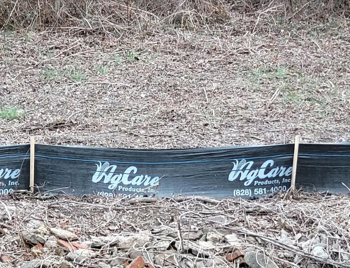 Silt Fence w/ Wood 3'x100' 1.5" Stakes