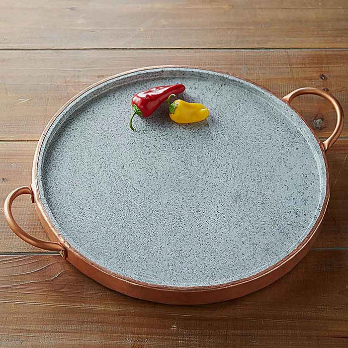 Soapstone and Copper Pizza Stone