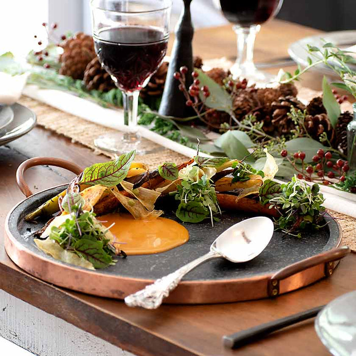 Soapstone and Copper Pizza Stone