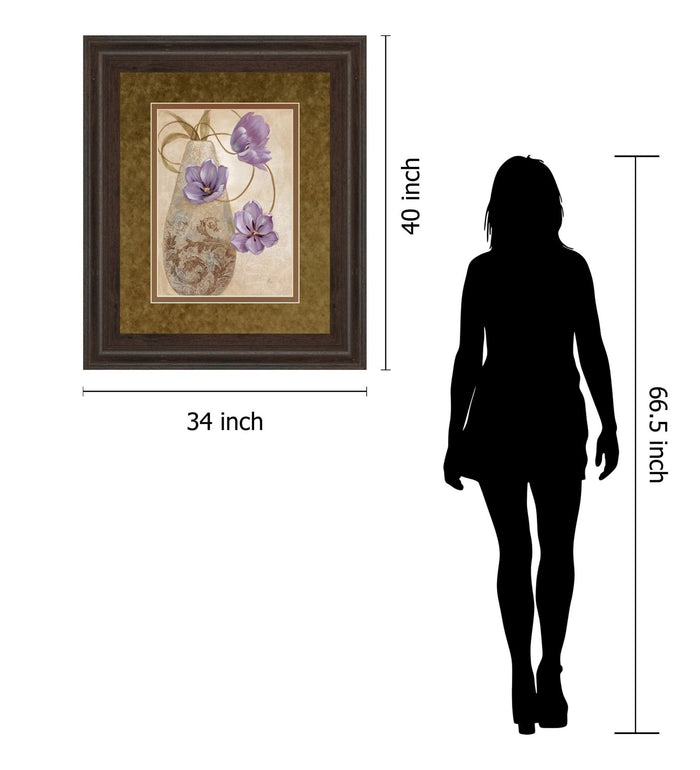 Sophistication I By Nan - Framed Print Wall Art - Light Brown
