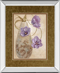 Sophistication I By Nan - Mirror Framed Print Wall Art - Light Brown